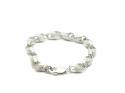 Silver Tulip Bracelet 8 1/2 Inch