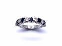 18ct Sapphire & Diamond Eternity Ring