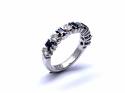 18ct Sapphire & Diamond Eternity Ring