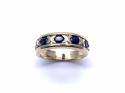 9ct Yellow Gold Sapphire 5 Stone Ring