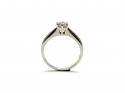 Platinum Diamond Solitaire Ring Est .50