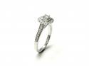 18ct Diamond Cluster Ring 0.51ct