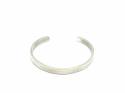 Silver Plain Solid Cuff Bangle 55mm