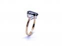 9ct Yellow Gold CZ 3-Stone Ring