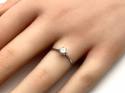 18ct White Gold Diamond Solitaire Ring