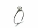 18ct White Gold Diamond Solitaire Ring