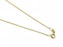 18ct Yellow Gold Close Curb Chain 18 Inch