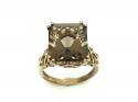 9ct Yellow Gold Smokey Quartz Ring