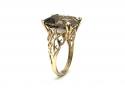 9ct Yellow Gold Smokey Quartz Ring