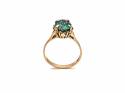 9ct Yellow Gold Synthetic Spinel Ring