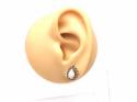 9ct Opal & Tanzanite Cluster Earrings