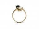 9ct Yellow Gold Pearl & Haematite Ring