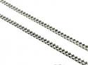 Silver Square Franco Chain 24 Inch