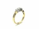 9ct Yellow Gold Diamond 3 Stone Ring