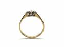 14ct Yellow Gold Diamond 3 Stone Ring