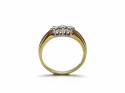 18ct Yellow Gold Diamond 3 Stone Ring