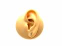 9ct Yellow Gold CZ Infinity Stud Earrings 8mm