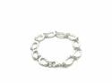 Silver Horseshoe Bracelet 7 1/2 inches