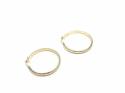 9ct Yellow Gold Hoop Earrings 30mm