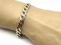 9ct Yellow Gold Curb Bracelet 9 1/4 In