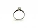 18ct Diamond Solitaire Ring Est 0.33ct