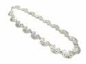 Silver Celtic Style Necklet 16 inch