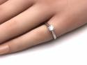 Platinum Diamond Solitaire Ring