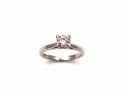 Platinum Diamond Solitaire Ring