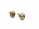 9ct Yellow Gold Citrine Stud Earrings