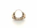 9ct Rose Gold Signet Ring Birm 1942