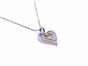 18ct Diamond Heart Pendant & Chain