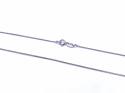 9ct White Gold Diamond Clover Necklet