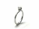 18ct White Gold Diamond Solitaire Ring