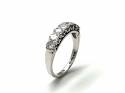 18ct White Gold Diamond 7 Stone Ring