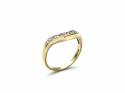 9ct Yellow Gold CZ Shape Eternity Ring