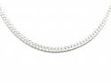 Silver Double Curb Chain 16 Inch