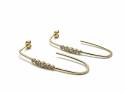 14ct Yellow Gold Diamond Stud Earrings