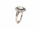 18ct Sapphire & Diamond Cluster Ring 1.50ct