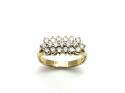 18ct Yellow Gold Diamond Cluster Ring