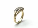 18ct Yellow Gold Diamond Cluster Ring