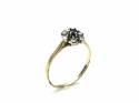 9ct Yellow Gold Sapphire & Diamond Ring