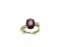 9ct  Star Ruby Solitaire Ring