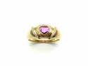 18ct Ruby & Diamond Heart Ring