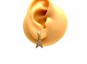 9ct Yellow Gold Clown Drop Earrings
