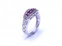 18ct Ruby & Diamond Cluster Ring