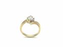 9ct Yellow Gold Diamond Solitaire Ring