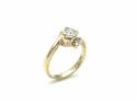 9ct Yellow Gold Diamond Solitaire Ring