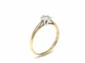 9ct Yellow Gold Diamond Solitaire Ring