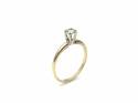 14ct Yellow Gold Diamond Solitaire Ring