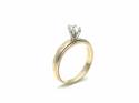 14ct Yellow Gold Diamond Solitaire Ring